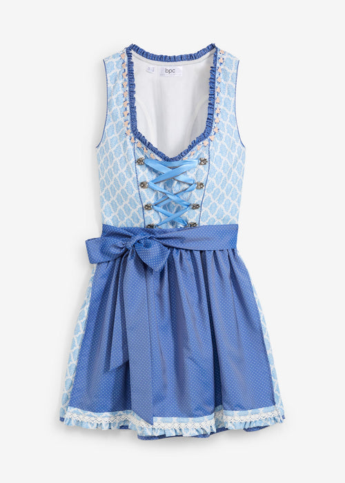 2-dijelni dirndl s pregačom do koljena