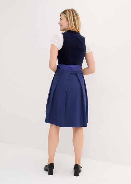 2-dijelni dirndl sa samtom midi dužine