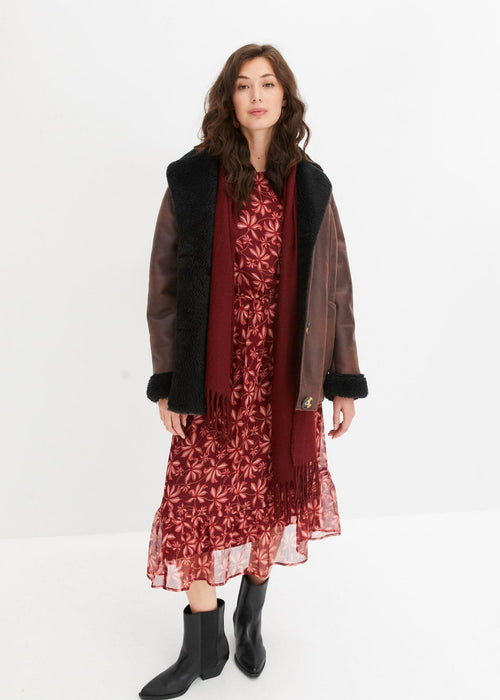 Shearling jakna s džepovima