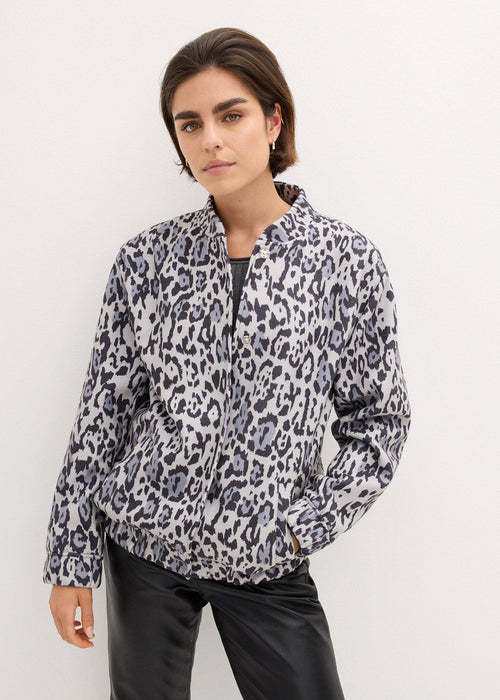 Bomber jakna s leopard uzorkom