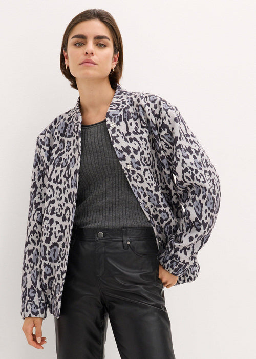 Bomber jakna s leopard uzorkom