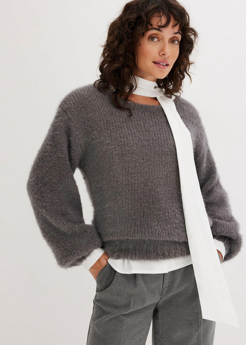 Oversize pulover od pliša