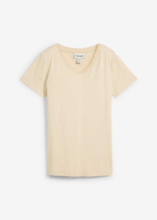 T-shirt majica s V izrezom bez šavova iz kolekcije Essential