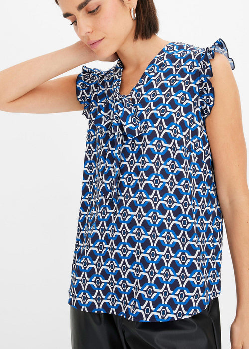 Bluza bez rukava s uzorkom