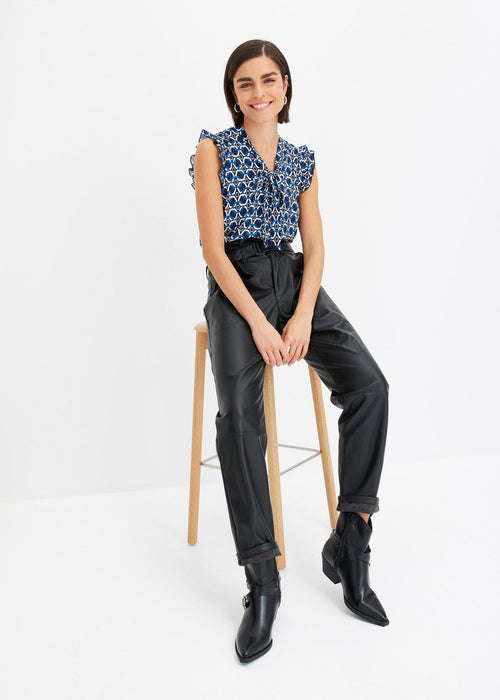 Bluza bez rukava s uzorkom