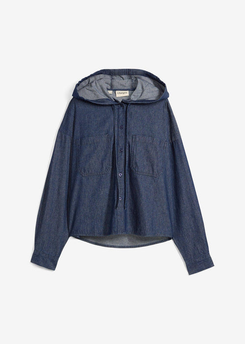 Bluza s kapuljačom od trapera