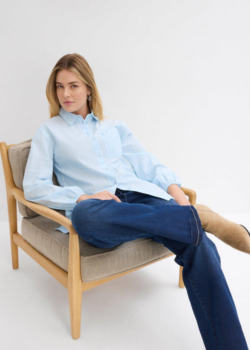 Oversize bluza od pamučnog popelina