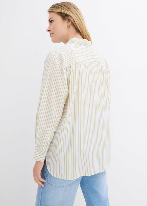 Prugaste bluza u kroju košulje