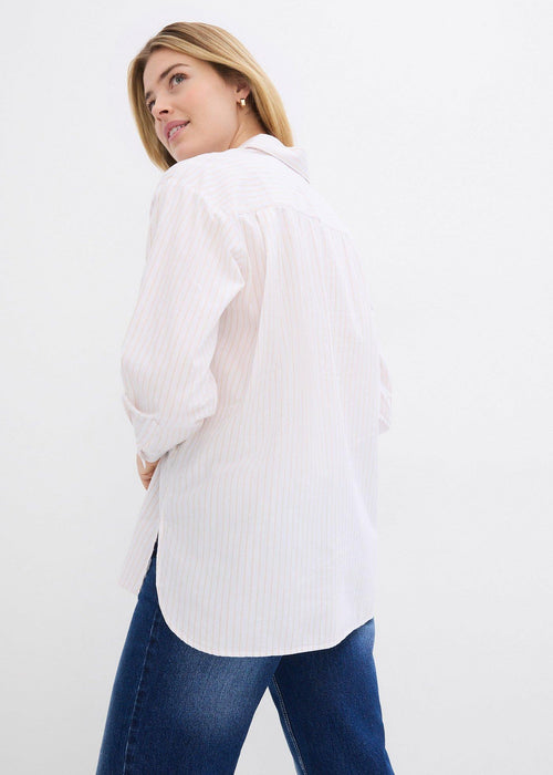 Prugaste bluza u kroju košulje