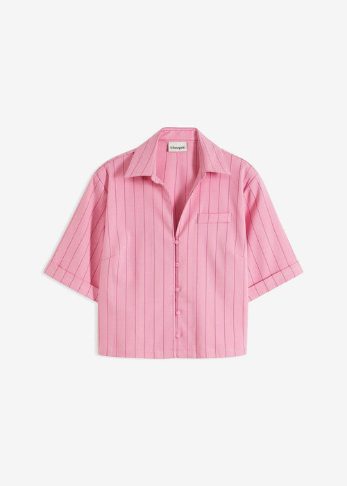 Bluza u kroju košulje s tankim prugama