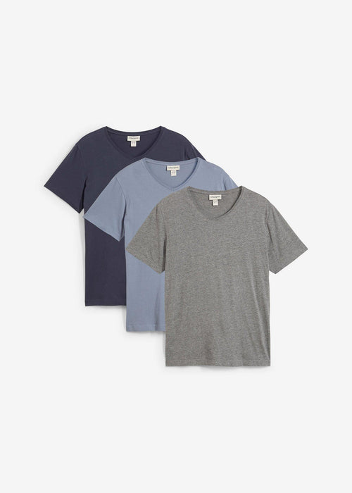T-shirt majica s V izrezom (3 komada)