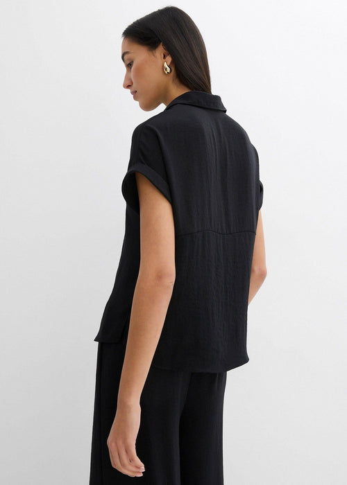 Oversize bluza od krepa sa strukturom