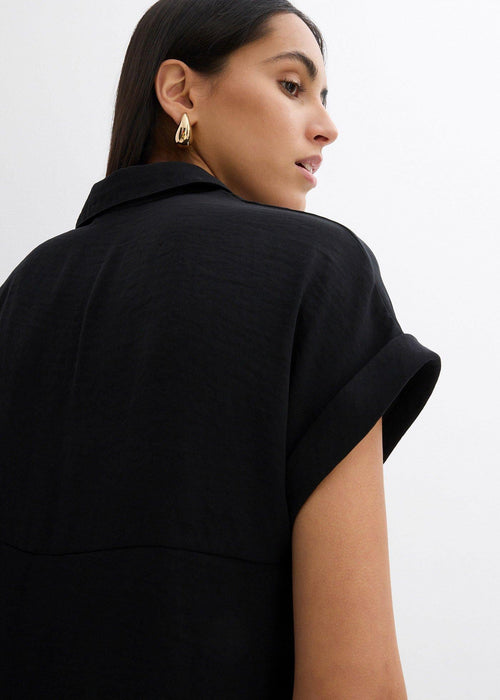Oversize bluza od krepa sa strukturom