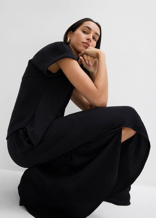 Oversize bluza od krepa sa strukturom