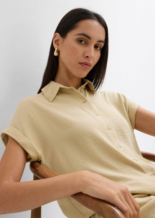 Oversize bluza od krepa sa strukturom