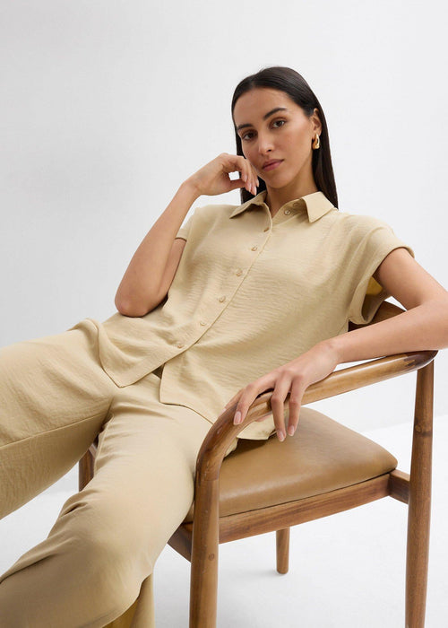 Oversize bluza od krepa sa strukturom