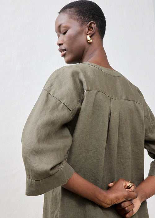 Oversize bluza od lana