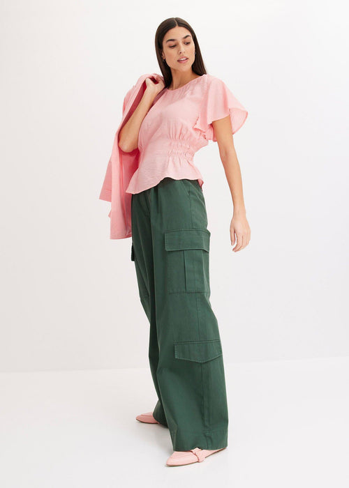 Bluza bez rukava od mekane mješavine materijala s pamukom