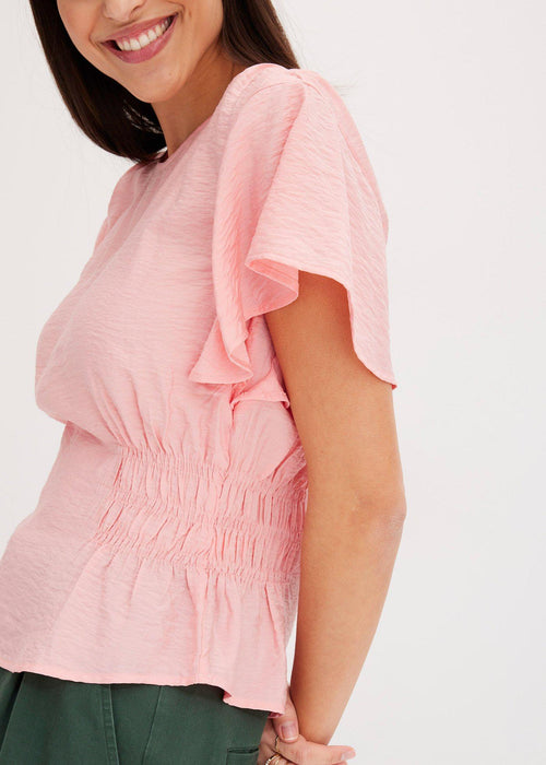 Bluza bez rukava od mekane mješavine materijala s pamukom