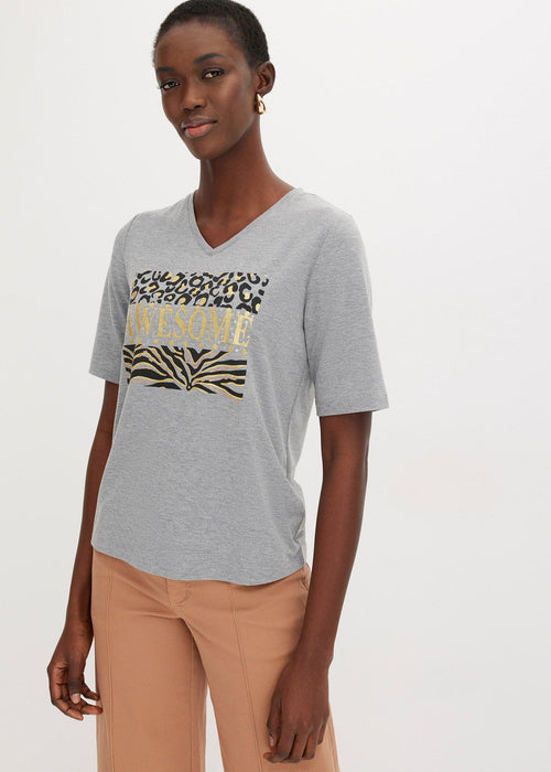 T-shirt sa sjajnim printom