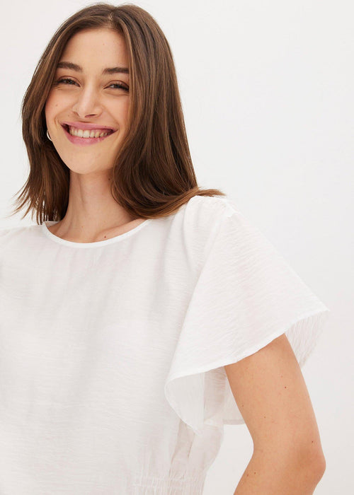 Bluza bez rukava od mekane mješavine materijala s pamukom