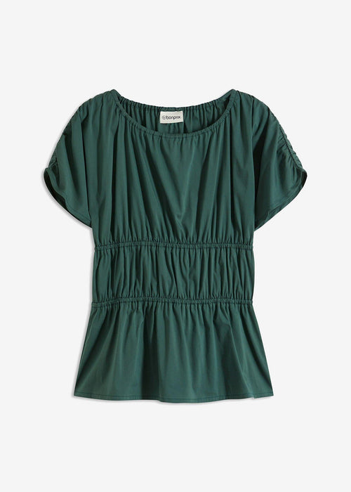 Bluza bez rukava s naborima
