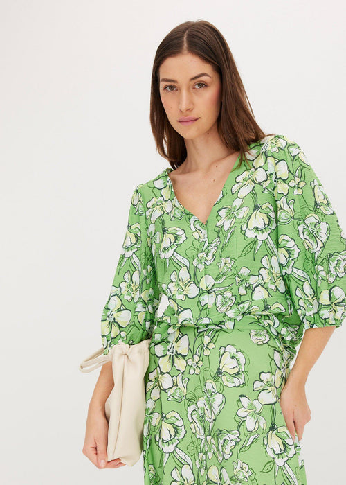 Bluza od fine mješavine materijala s udjelom viskoze
