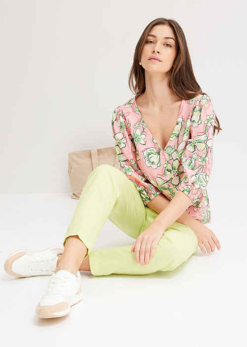 Bluza od fine mješavine materijala s udjelom viskoze