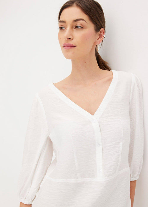 Bluza od fine mješavine materijala s udjelom viskoze