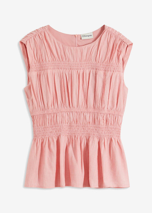 Bluza bez rukava od mekane mješavine materijala s pamukom