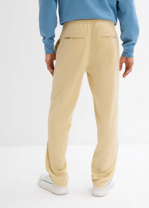 Klasične chino stretch hlače bez kopčanja ravnog kroja