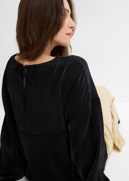 Oversize bluza s vezicama od materijala s udjelom viskoze