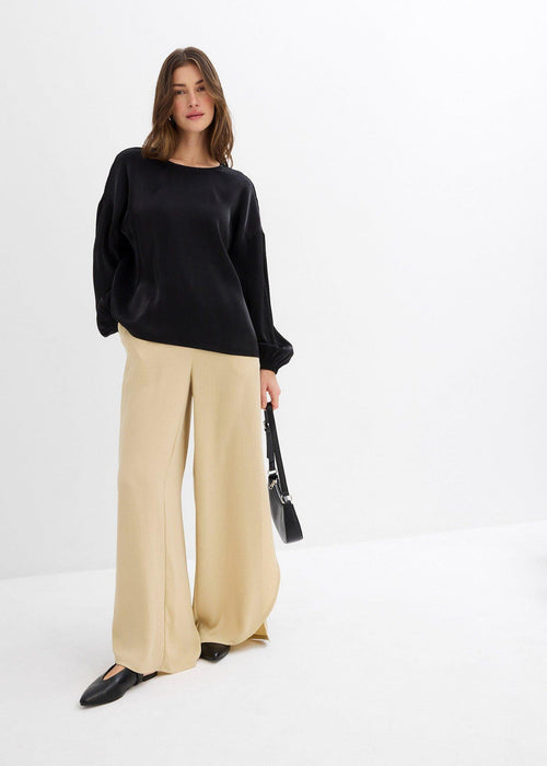 Oversize bluza s vezicama od materijala s udjelom viskoze