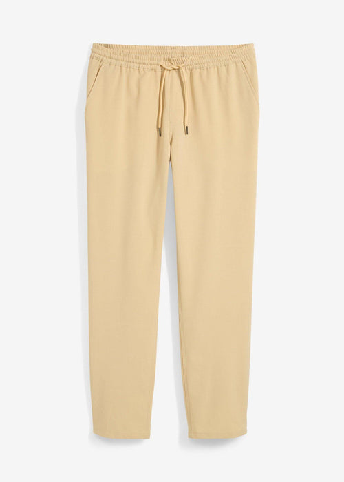 Klasične chino stretch hlače bez kopčanja ravnog kroja