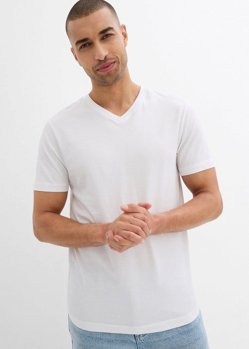 T-shirt majica od čistog organskog pamuka uskog kroja (2 komada)