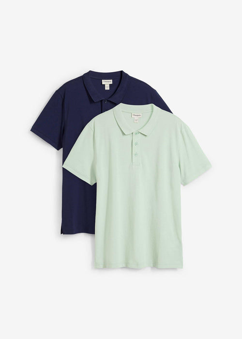 Polo majica od čistog organskog pamučnog pikea (2 komada)