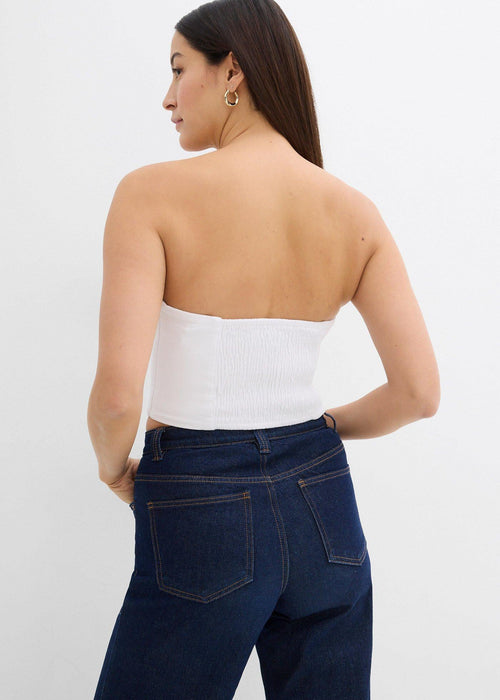 Bluza bez rukava u stilu korzeta
