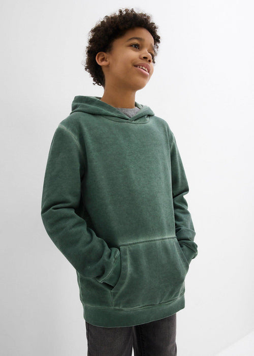 Hoodie vesta s kapuljačom od mekanog materijala s udjelom pamuka