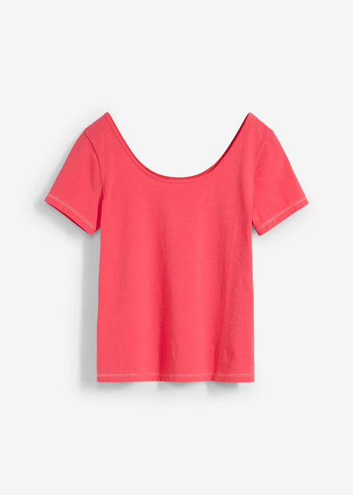 T-shirt majica s padajućim stražnjim izrezom