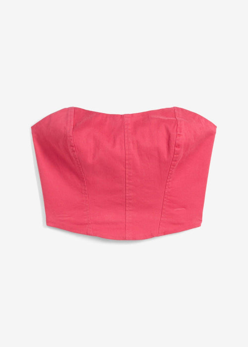 Bluza bez rukava u stilu korzeta