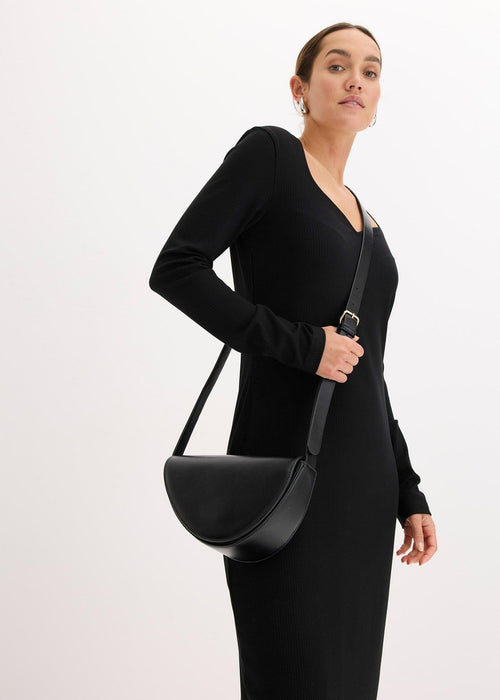 Rebrasta midi haljina