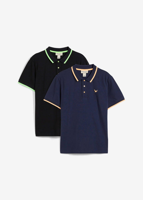 Polo majica od čistog organskog pamučnog pikea (2 komada)