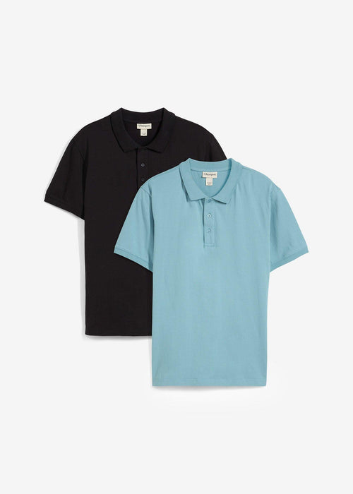 Polo majica od čistog organskog pamučnog jerseya (2 komada)