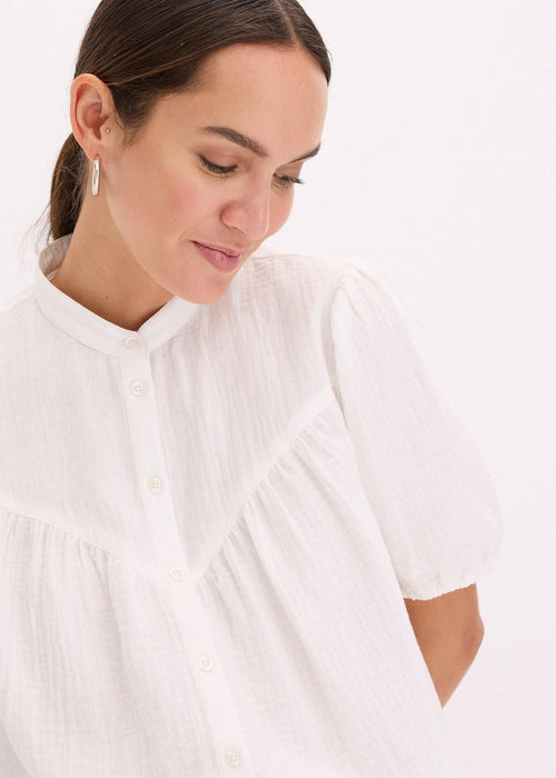 Bluza s kratkim rukavima od muslina