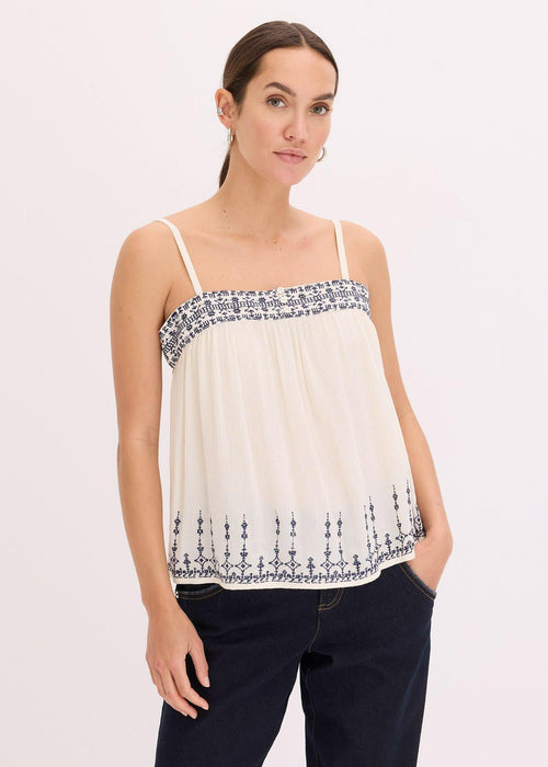 Bluza bez rukava s vezom