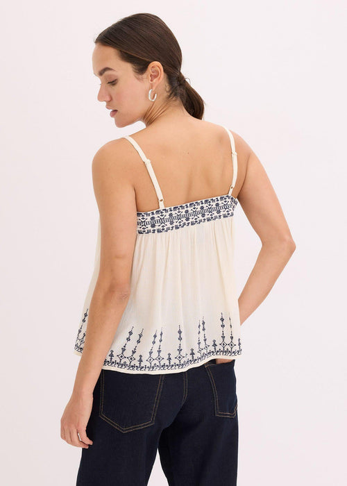 Bluza bez rukava s vezom