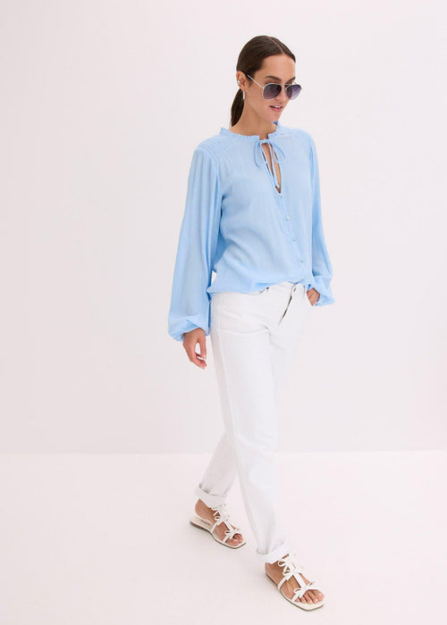 Bluza s metaliziranim prugama