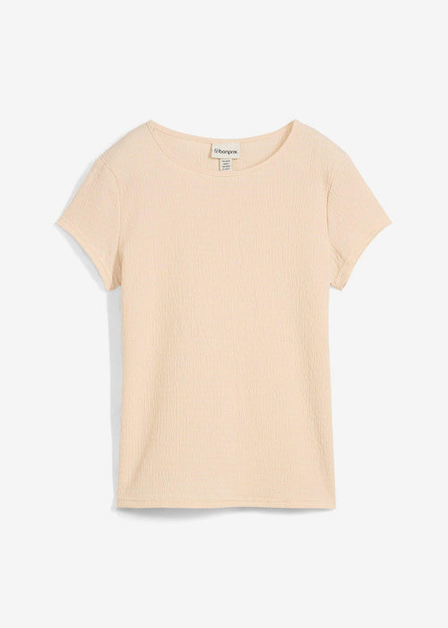 T-shirt majica od krepa sa strukturom