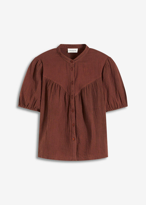 Bluza s kratkim rukavima od muslina