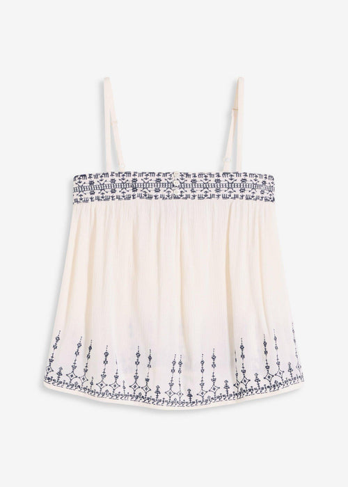 Bluza bez rukava s vezom